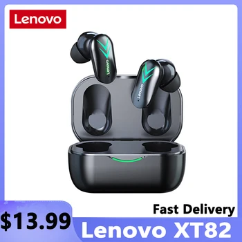 NOVÉ Originálne Lenovo XT82 TWS Bezdrôtové Slúchadlá Bluetooth 5.1 Slúchadlá HIFI Stereo Zníženie Hluku Headset Touch Ovládania 300mAH