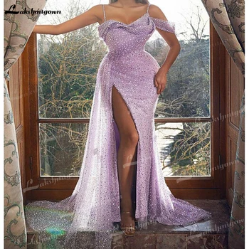 lakshmigown dámske Večerné Šaty na Zákazku Lete Roku 2023 Strany Sexy Sequin Dlhé Šaty Elegantné Chudnutie Šatka Prezervatívy