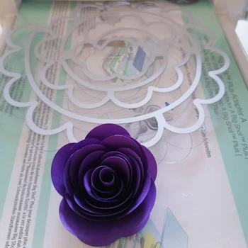 Nová Špirála kvety rezanie kovov die plesne zápisník reliéfna výzdoba fotoalbum dekorácie karty, takže DIY remeslá