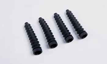 8 MM Silikónové gumy rukáv Šok veža v tvare vlnovcové tlmenie (4pcs/set) Pre 1/5 hpi baja 5B rovan kráľ motora