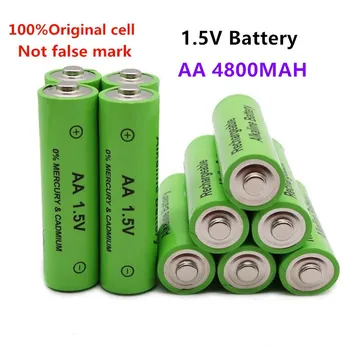 4-20PCS 1,5 V Novej Značky AA nabíjateľné batérie 4800mAh 1,5 V Nové Alkalické Nabíjateľná batery pre led svetlo hračka mp3 doprava Zadarmo