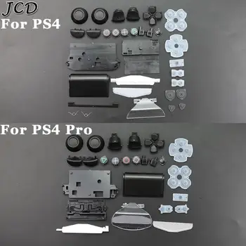 JCD Plný bývanie opravy dielov D-Pad Kruh, Štvorec Trojuholník X Tlačidlo nastaviť Pre Sony PS4 Pre PS4 Pro Controller