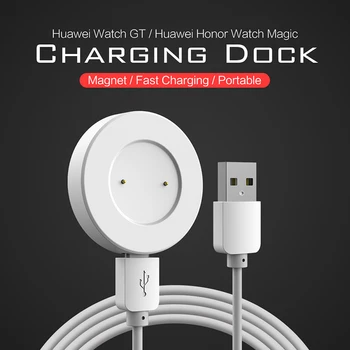 Smart hodinky Dock Nabíjačka pre Huawei GT GT2 GT2e/ česť magic 2 nabíjačku 120 cm USB nabíjací kábel Magnetické Nabíjacej Kolísky