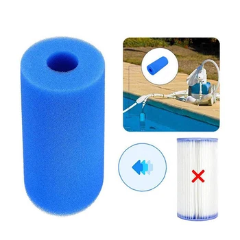 Penový Filter Hubky Pre Intex Typ Opakovane Použiteľný Bazén Cleaner Akváriu Filter Príslušenstvo Na Čistenie Modrá Pond Filter Médií 0