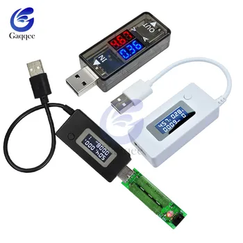USB Mini Napätie Prúd Meter LCD Displej Prenosné Mobilné Napájacie Nabíjačky Detektor Telefón Prúd Napätie Tester Lekára