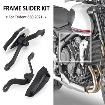PRE Trident 660 Trident660 2021 2022 Motocykel Motor Stráže Anti Crash Drop Rám Jazdca Auta Pádu ochranný Kryt