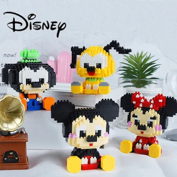 25 Disney Mickey Mouse Mini Stavebné Bloky Minnie Steh Cudzie Miniatúrne Stavebným Hračka Vianočný Darček