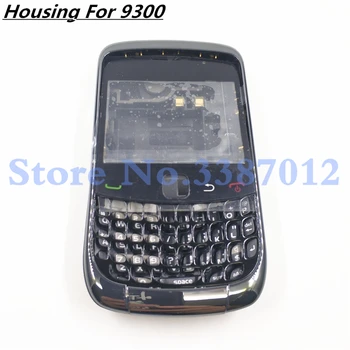 Nové Pre Blackberry Curve 9300 Bývanie Späť Kryt Batérie Puzdro + Bočné Tlačidlá Klávesnice