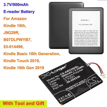 Cameron Čínsko 900mAh E-reader Batéria 58-000226 pre Amazo n Kindle 10.,J9G29R,53-014490,Kindle Touch 2019,Kindle 10. Gen 2019