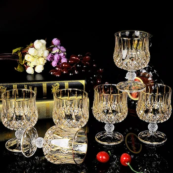 Luxusné Krištáľové Sklo Pohár Whisky A Brandy Poháre Na Víno, Pivo, Pohár Bar Hotel Strany Pitnej Ware Módne Domáce Dekorácie Accessorie