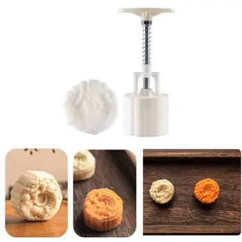 50g Mooncake Formy 3D Čínsky Drak Dizajn Cookie Pečiatka DIY Mesiac Tortu Formy B03E