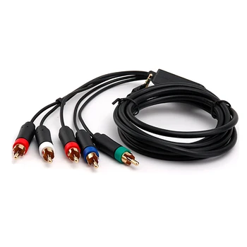 Vysoká kvalita 1.8 m component Audio Video AV kábel pre PSP 2000/3000 čierna