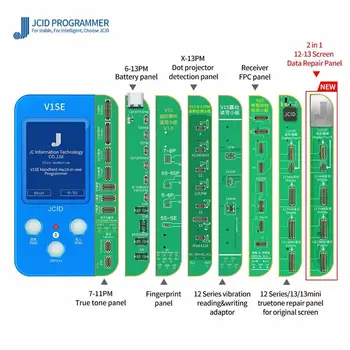 JC V1SE(8 dosky) úplná sada pre Telefón Tvár ID fixer citlivé Pôvodný Farebný Dotykový Odtlačkov prstov Batéria Tvár ID