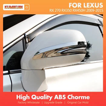 Auto Styling Pre Lexus RX 270 RX350 RX450h Príslušenstvo 2009-2015 Auto Spätné Zrkadlo Pokrytie Výbava Pásy Vonkajší Chránič 2ks