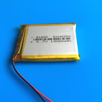 604050 3,7 V 1800mAh lipo polymer lithium nabíjateľná batéria buniek pre MP3 GPS navigátor, DVD power bank Tablet PC klávesnice PAD 0