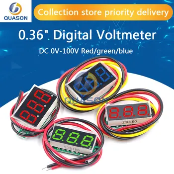 DC digitálny voltmeter hlavu 0.36 