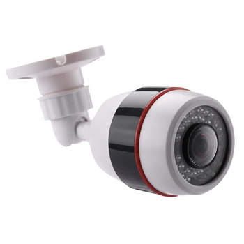 Hamrolte 5MP CCTV Fotoaparát 5MP 1.7 MM Fisheye Objektív 180Degree Panoramatické AHD Kamerou na Nočné Videnie Nepremokavé Vonkajšie Bullet Kamera
