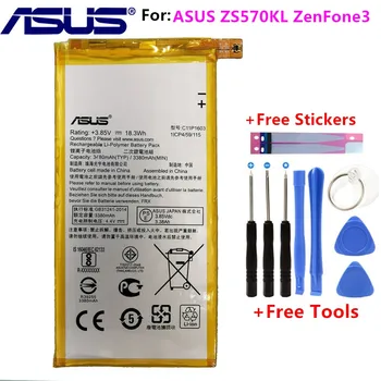 Originál ASUS High Capacity C11P1603 Batéria Pre ASUS ZS570KL ZenFone3 ZenFone 3 3480mAh+Bezplatné Nástroje