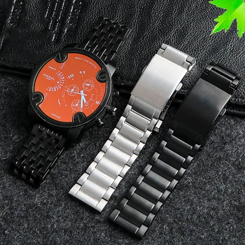 22 mm 24 mm 26 mm 28 mm náramok z Nerezovej ocele pevné kovové watchband sledovať popruh pre dieselové DZ4209 DZ4215 DZ1844 hodinky band
