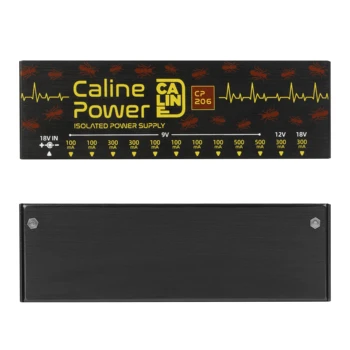 Caline Cp-206 Energie 12 Izolovaný Výstup Tuner Skrat /Prepäťová Ochrana Napájania Pedále Syntetizátor Zvukový Pult