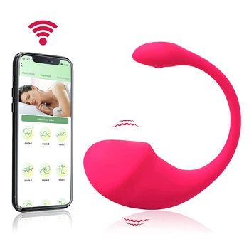 Vibračné Vajíčka, Sexuálne Hračky APLIKÁCIU Diaľkové Ovládanie Ženy Bluetooth Vibrátor, Dildo Masér Žena Nositeľné Dildo Tovaru pre Dospelých 18 Hračka