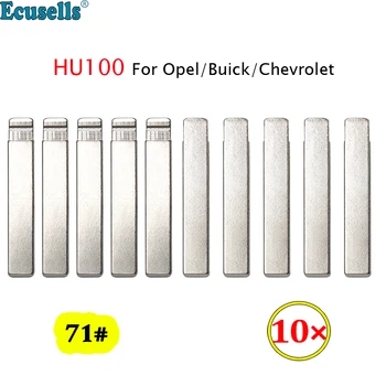 10pcs/veľa KEYDIY Univerzálny diaľkový ovládač Flip tlačidlo Čepeľ 71# HU100 pre Opel pre Buick pre Chevrolet