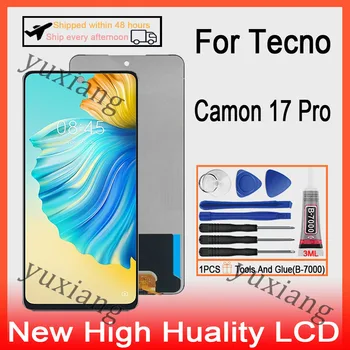 Originálne LCD Pre Tecno Camon 17 Pro CG8 CG8h LCD Displej Dotykový Displej Digitalizátorom. Náhradné