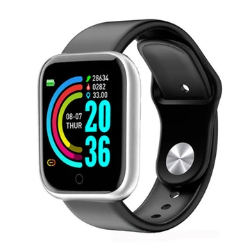 D20 Pro Smart Hodinky Y68 Bluetooth Fitness Tracker Športové Hodinky Srdcového tepu, Krvného Tlaku Inteligentný Náramok pre Android IOS