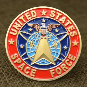 1 ks americké vesmírne sily pozlátená pamätná minca výzvou mince