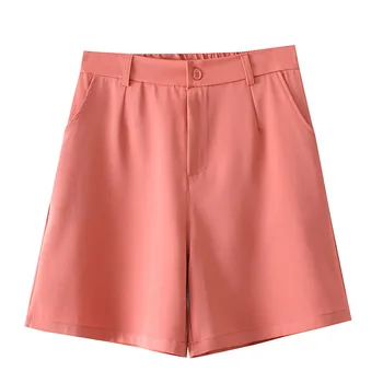 Plus Veľkosť Vyhovovali Šortky Pre Ženy Oblečenie Móda Úsek Širokú Nohu Krivky Hot Pants F11-6101