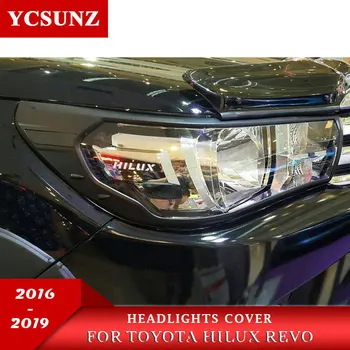 Auto Svetlometov Kryt Pre Toyota Hilux Revo Rocco SR5 2015 2016 2017 2018 2019 2020 Black Základná Verzia Auto Styling Príslušenstvo
