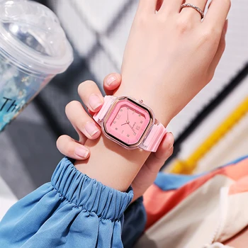 Hodinky Pre Ženy Hodinky 2022 najpredávanejšie Produkty Luxusné Značky Reloj Mujer 2022 Capucho režim Bežné Silikónový Diamant Trend LIU