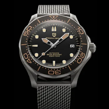 2022 Nové PAGANI DIZAJN pánske Hodinky Retro Mechanické hodinky pre mužov najluxusnejších automatické hodinky Mužov NH35 Kolo sapphire Hodiny muž