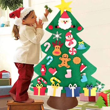 Urob si sám Cítil Vianočný Stromček Veselé Vianočné Dekorácie Pre Domov 2022 Cristmas Ornament Vianoce Navidad Dary Santa Claus Nový Rok Strom