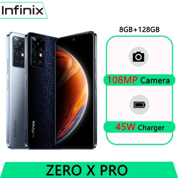Na sklade Infinix NULA X PRO 8GB 128GB Smartphone 108MP Fotoaparát 6.67