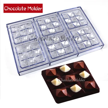 6 Dutiny Polykarbonátu Čokoláda Formy Čokoládu Bonbóny mini MOULIN Tvar Candy Fondant Formy na Pečenie Pečiva Nástroje Plesne