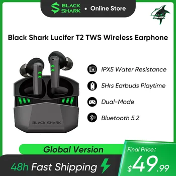 Black Shark Lucifer T2 TWS Bezdrôtové Slúchadlá Bluetooth Herné Headset Duálny Režim Pre Xiao Black Shark 4 Pro 4S Slúchadlá