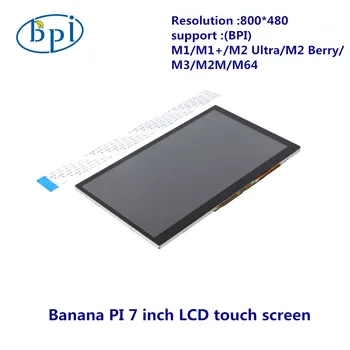 Vysoko kvalitné 7 palcový LCD Displej Dotykový Displej pre Banán Pi M1/M1+/M3/M64/M2 Ultra/M2 Berry/M2M Rada