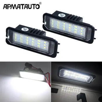 2ks LED špz Osvetlenie pre Audi R8 2007 2008 2009 2010 2011 2012 Zadné Tag Lampy Auto Parkovacie Svetlá Svetlá Registrácie