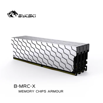 Bykski B-MRK-X DDR5 RAM Pamäť Chladiča Plná Červená Meď Odvod Tepla Chladnejšie Striebra S Armor