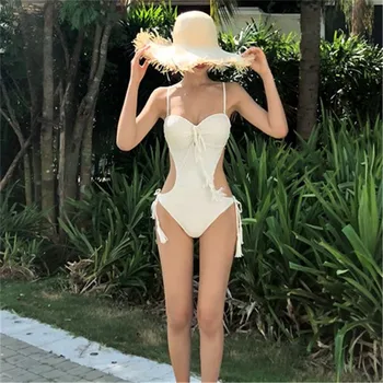 Dámske plavky bikiny 2020 biele dovolenku sexy bikiny kryt brucho bublina horúci prameň plavky žena
