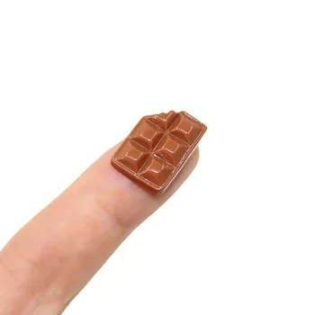 20Pcs 3 Farby Čokolády Živice Živice Veľké Kamienkami Pre Akrylových 3D Potravín Série Manikúra Dizajnér Charms Drahokamy Pre Nail Art 0