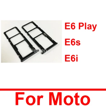 SIM Kartu, Držiak Slot Čítačky Adaptér Pre Motorola Moto E6S E6 Hrať E6Play E6i Micro Kartu Zásuvky Náhradné Diely 0