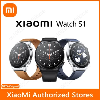 Xiao Mi Pozerať S1 Smartwatch 1.43 quot AMOLED displej 12 Dní výdrž Batérie Bezdrôtového Nabíjania Bluetooth™ Prijatie Hovoru Náramkové Hodinky 0