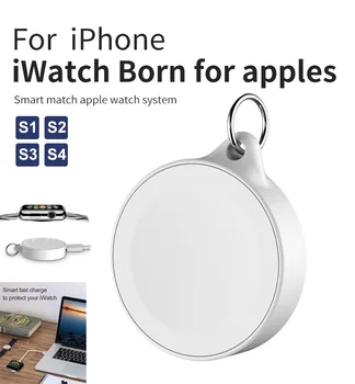 Prenosné Krúžok na Hodinky Bezdrôtové Rýchlo Nabíjačka pre Apple iWatch Série 1 2 3 4 2W Bezdrôtový Rýchle Sledovať Plnenie pre iWatch 4 3 2 0