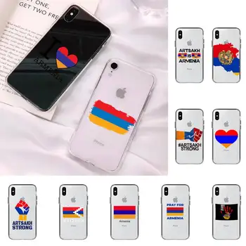 Arménsko Arméni Vlajka Telefón puzdro pre iphone 13 11 12 pro XS MAX 8 7 6 6 Plus X 5S SE 2020 XR prípade