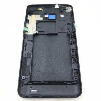 Úplné kryty Pre Samsung Galaxy S2 i9100 9100 Stredný Rám +Zadný Panel Zadný Kryt Batérie Dvere Náhradné Diely 1