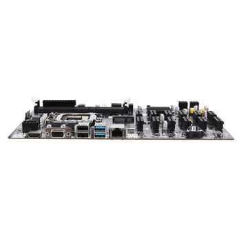 B75 12 PCIE ETH Ťažba Doska+CPU+4PIN IDE Na SATA Kábel usb+SATA Kábel+Switch Kábel+Termálnej pasty+Tepelná Pad 1