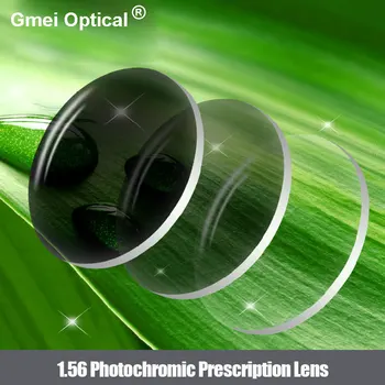 Gmei Optické 1.56 Index Photochromic Šošovky Jedného Vízia Predpis Optických Okuliarov Šošovky Rýchlo Zmena Farby Výkon 1
