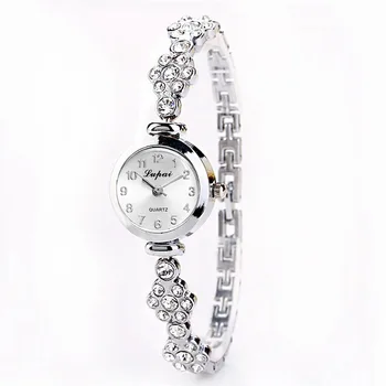 Móda Quartz Hodinky pre Ženy Diamond Silver Gold Jemné Náramok Dámy Bežné Náramkové Hodinky montres femmes Náramkové hodinky 2019 1